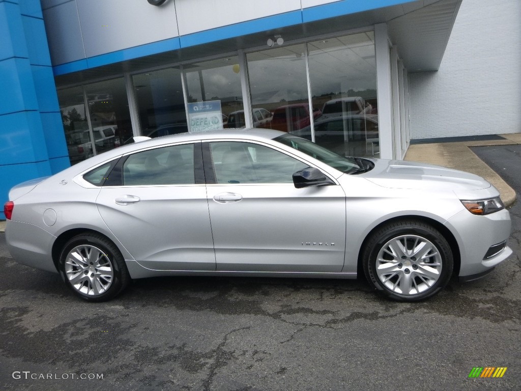 2018 Impala LS - Silver Ice Metallic / Jet Black/Dark Titanium photo #3