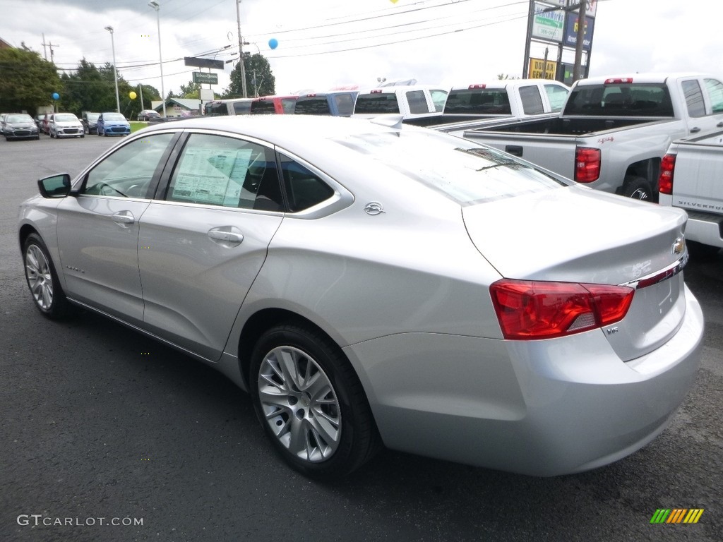 2018 Impala LS - Silver Ice Metallic / Jet Black/Dark Titanium photo #6