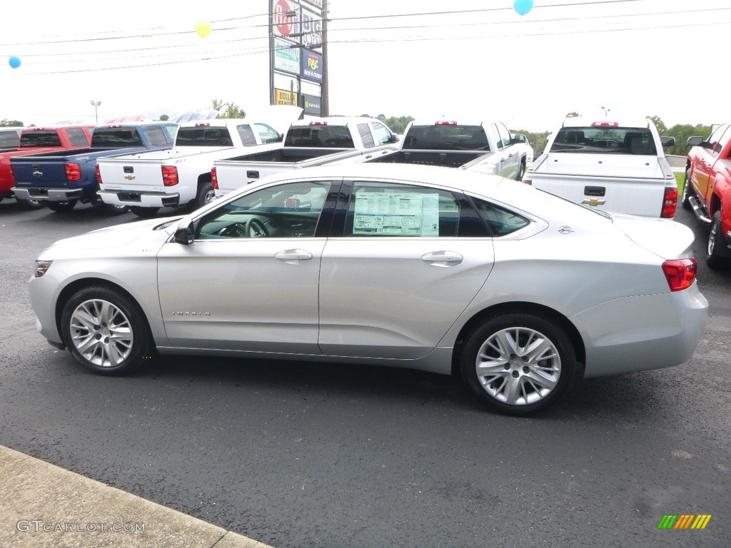 2018 Impala LS - Silver Ice Metallic / Jet Black/Dark Titanium photo #7