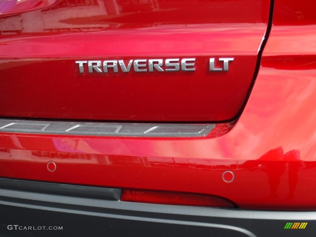 2013 Traverse LT AWD - Crystal Red Tintcoat / Dark Titanium/Light Titanium photo #11