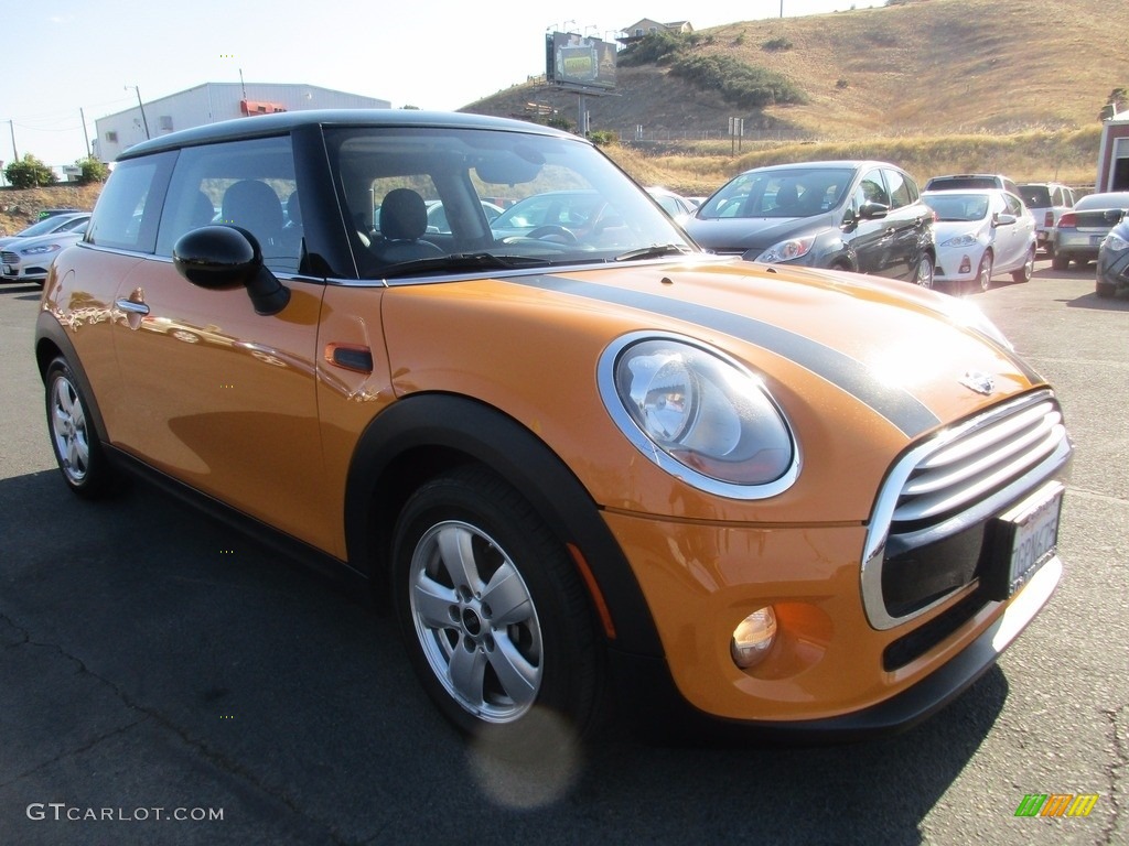 2014 Cooper Hardtop - Volcanic Orange / Carbon Black photo #1