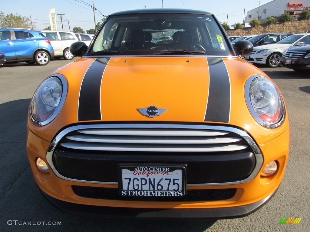2014 Cooper Hardtop - Volcanic Orange / Carbon Black photo #2
