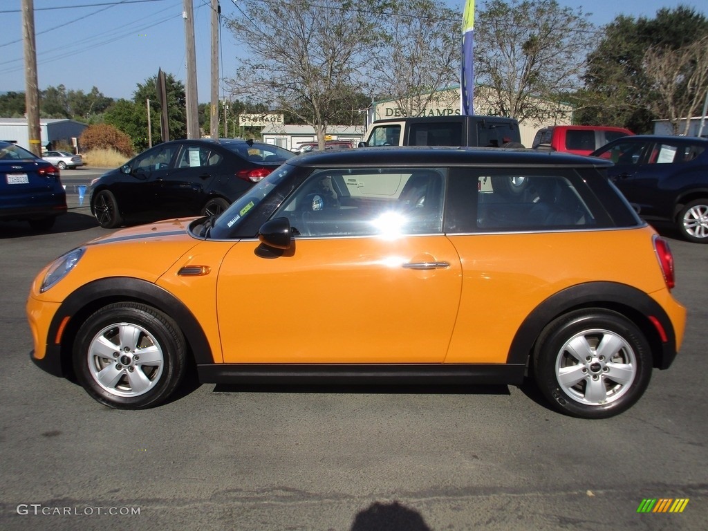 2014 Cooper Hardtop - Volcanic Orange / Carbon Black photo #4