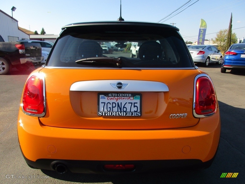 2014 Cooper Hardtop - Volcanic Orange / Carbon Black photo #6