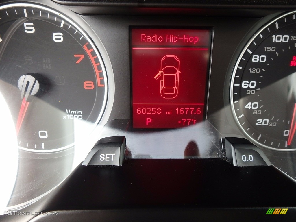 2012 A4 2.0T quattro Sedan - Monsoon Gray Metallic / Black photo #10