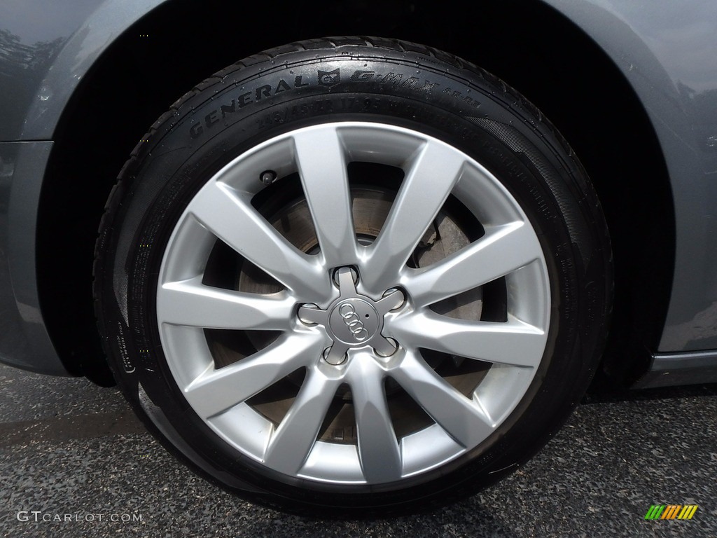 2012 A4 2.0T quattro Sedan - Monsoon Gray Metallic / Black photo #17