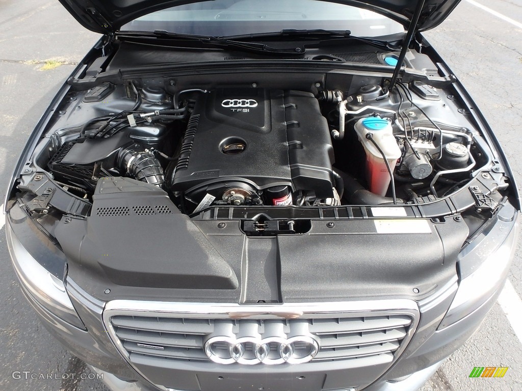 2012 A4 2.0T quattro Sedan - Monsoon Gray Metallic / Black photo #18