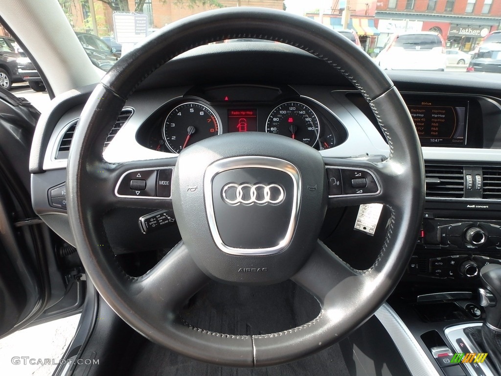 2012 A4 2.0T quattro Sedan - Monsoon Gray Metallic / Black photo #21