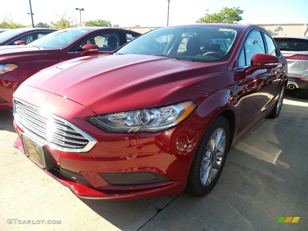 Ruby Red Ford Fusion