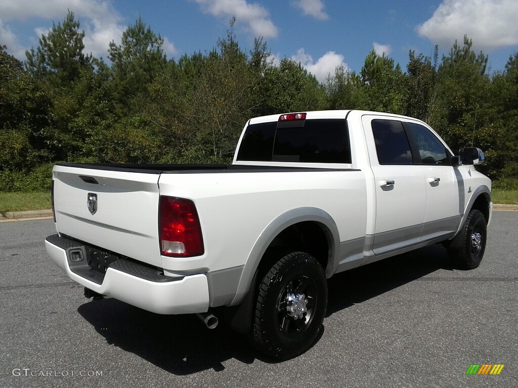 2012 Ram 2500 HD Laramie Crew Cab 4x4 - Bright White / Light Pebble Beige/Bark Brown photo #6