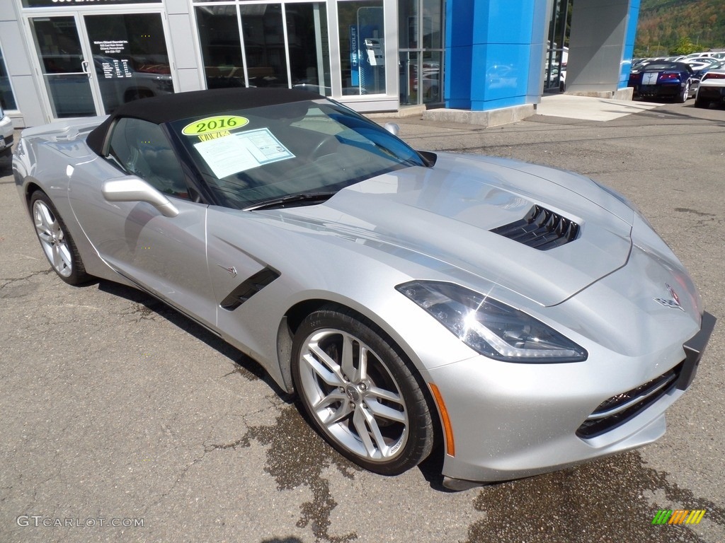 Blade Silver Metallic 2016 Chevrolet Corvette Stingray Convertible Exterior Photo #122786699