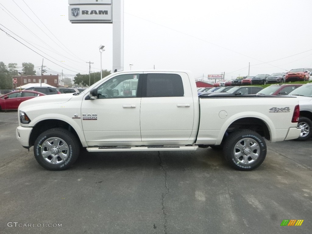 Pearl White 2018 Ram 2500 Laramie Crew Cab 4x4 Exterior Photo #122787194