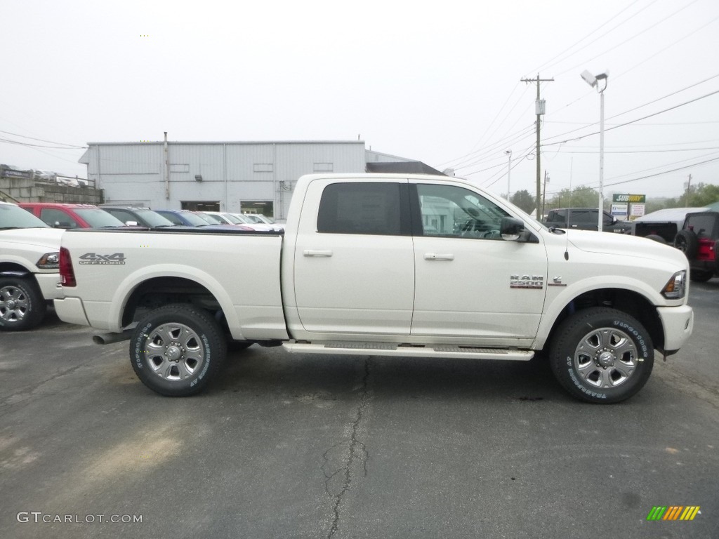 Pearl White 2018 Ram 2500 Laramie Crew Cab 4x4 Exterior Photo #122787269