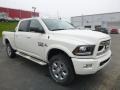 Pearl White 2018 Ram 2500 Laramie Crew Cab 4x4 Exterior