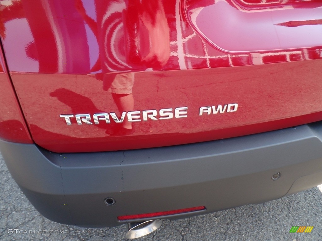 2018 Traverse LT AWD - Cajun Red Tintcoat / Jet Black photo #10