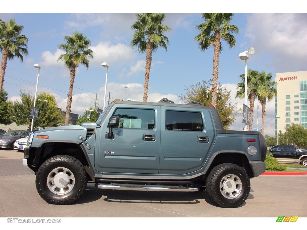 2008 H2 SUT - Slate Blue Metallic / Ebony Black photo #4