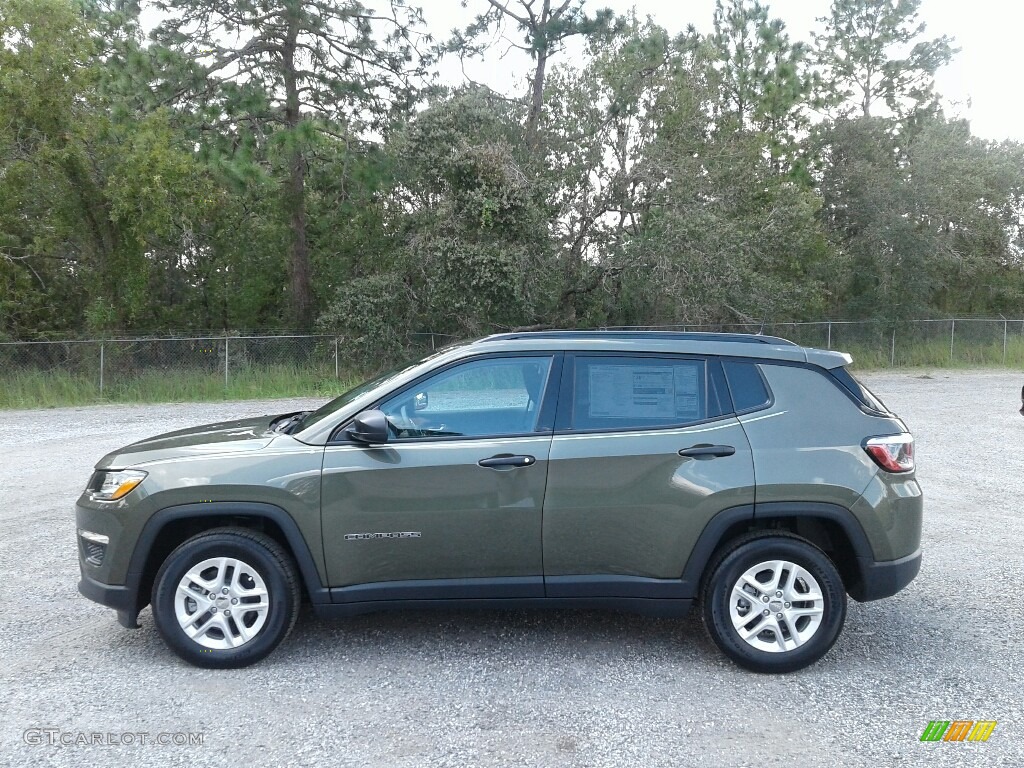 2018 Compass Sport - Olive Green Pearl / Black photo #2