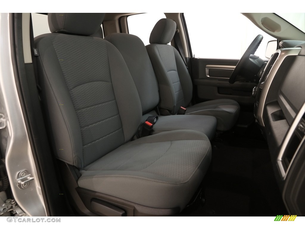 2017 1500 Big Horn Quad Cab 4x4 - Bright Silver Metallic / Black/Diesel Gray photo #15