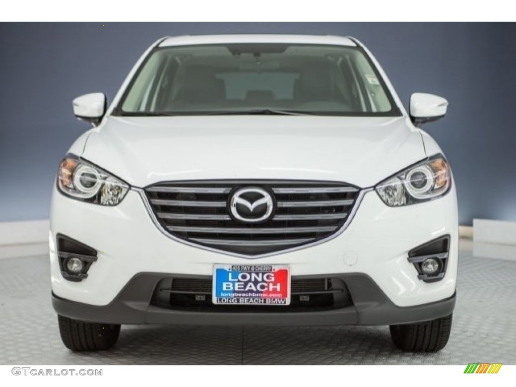 2016 CX-5 Grand Touring - Crystal White Pearl Mica / Black photo #2