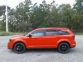 2017 Blood Orange Dodge Journey SXT  photo #2