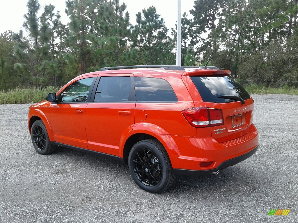 2017 Journey SXT - Blood Orange / Black photo #3