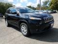 2018 Diamond Black Crystal Pearl Jeep Cherokee Latitude 4x4  photo #1