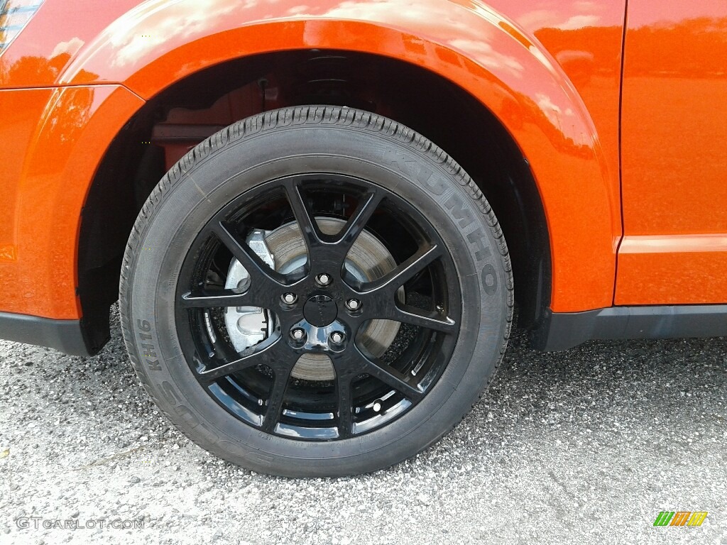 2017 Journey SXT - Blood Orange / Black photo #20