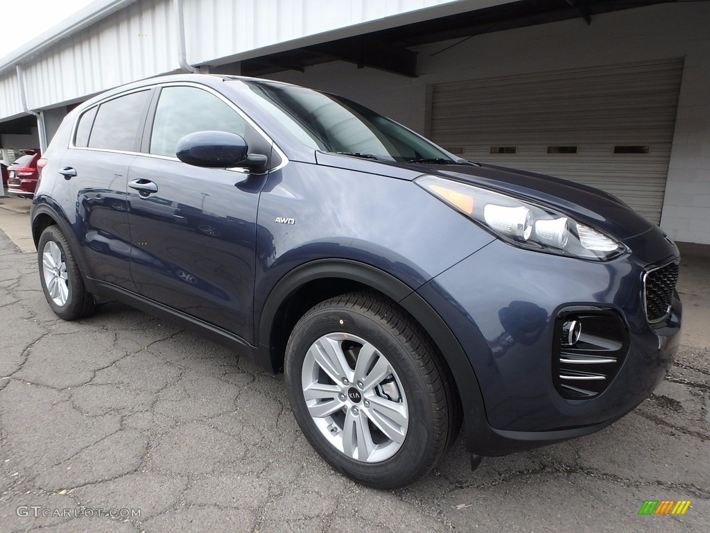 Pacific Blue 2018 Kia Sportage LX AWD Exterior Photo #122792621