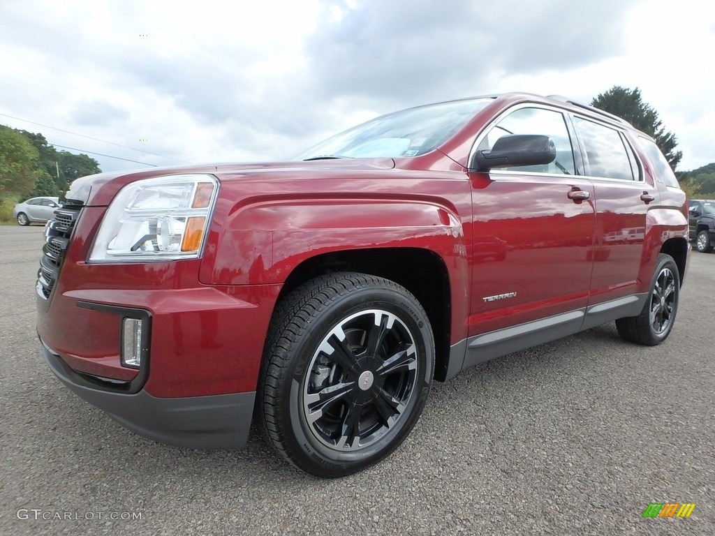 2017 Terrain SLE AWD - Crimson Red Tintcoat / Jet Black photo #1