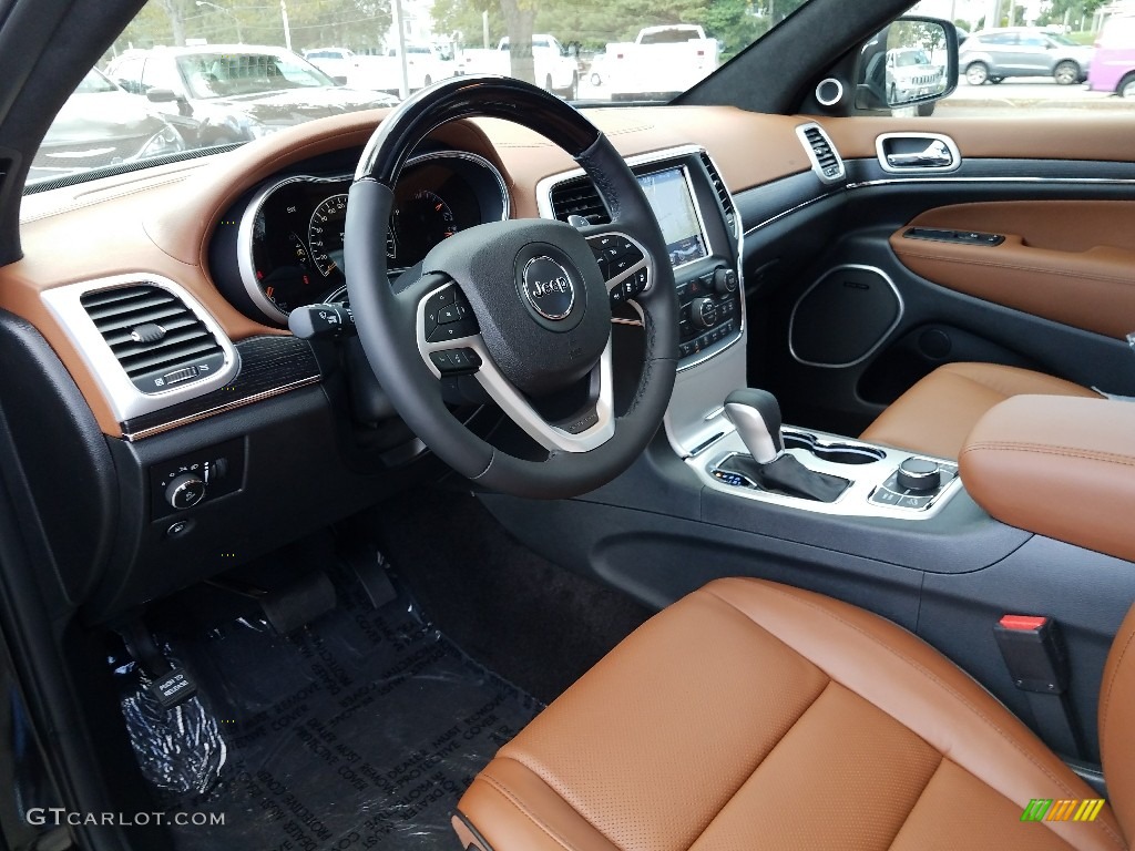Dark Sienna Brown/Black Interior 2018 Jeep Grand Cherokee Summit 4x4 Photo #122792930