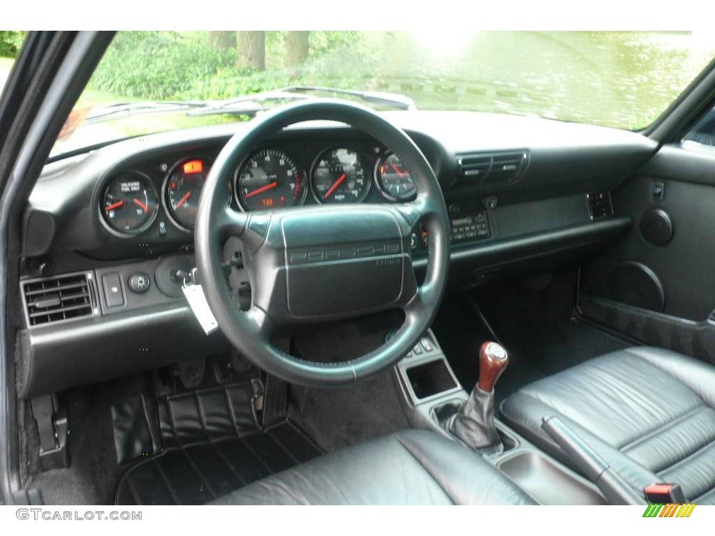 1994 911 Turbo 3.6 S - Midnight Blue Metallic / Black photo #23