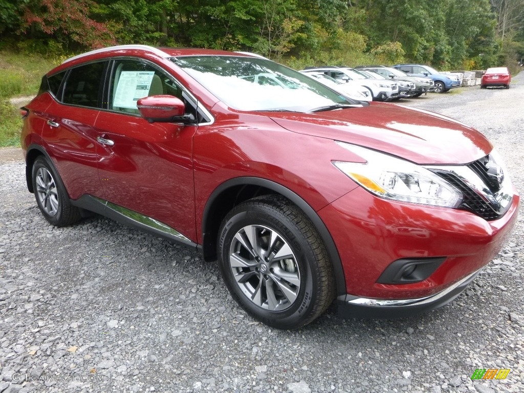 2017 Murano SL AWD - Cayenne Red / Cashmere photo #1