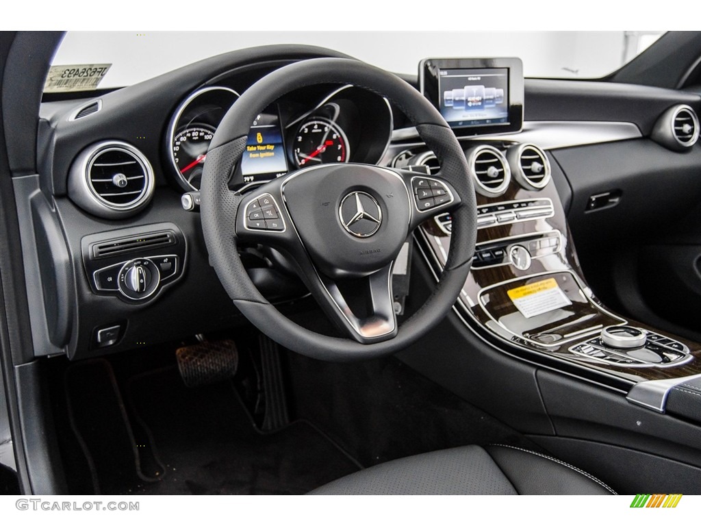 2018 Mercedes-Benz C 300 Coupe Black Dashboard Photo #122797067