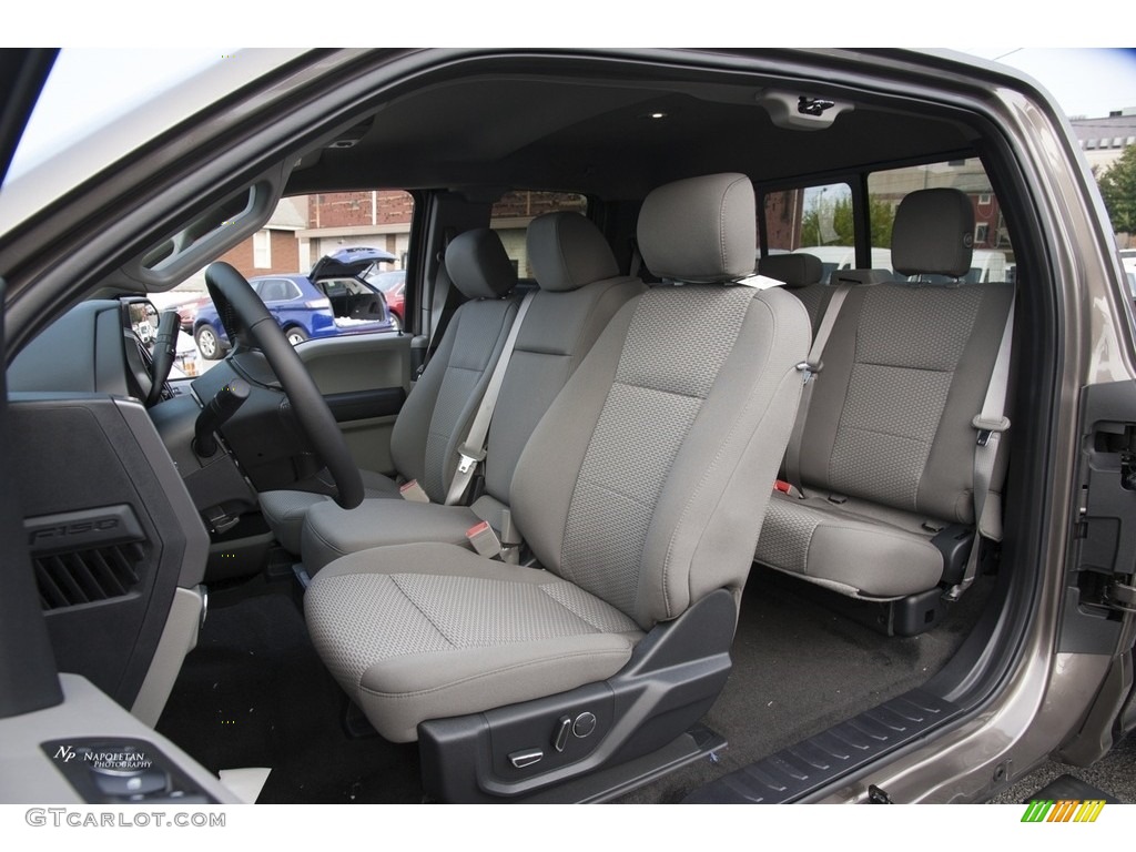 2018 F150 XLT SuperCab 4x4 - Stone Gray / Earth Gray photo #8