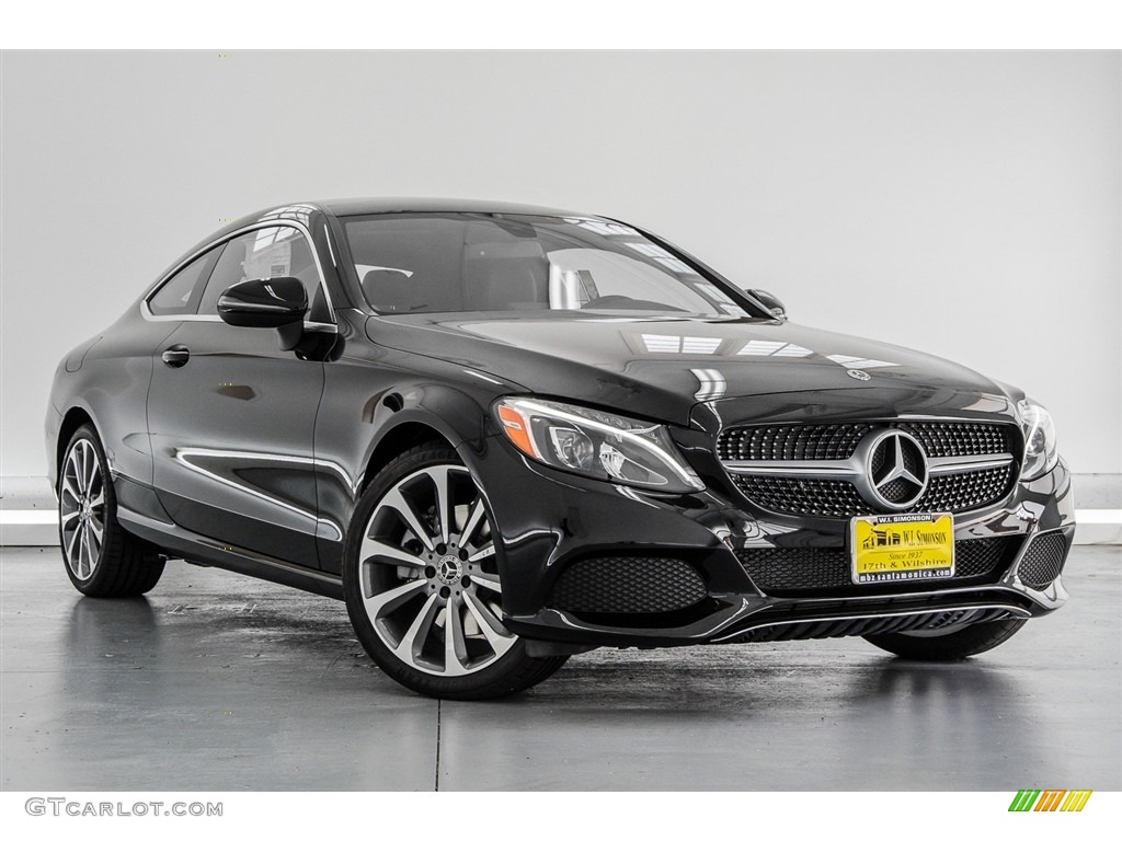 Black 2018 Mercedes-Benz C 300 Coupe Exterior Photo #122797241