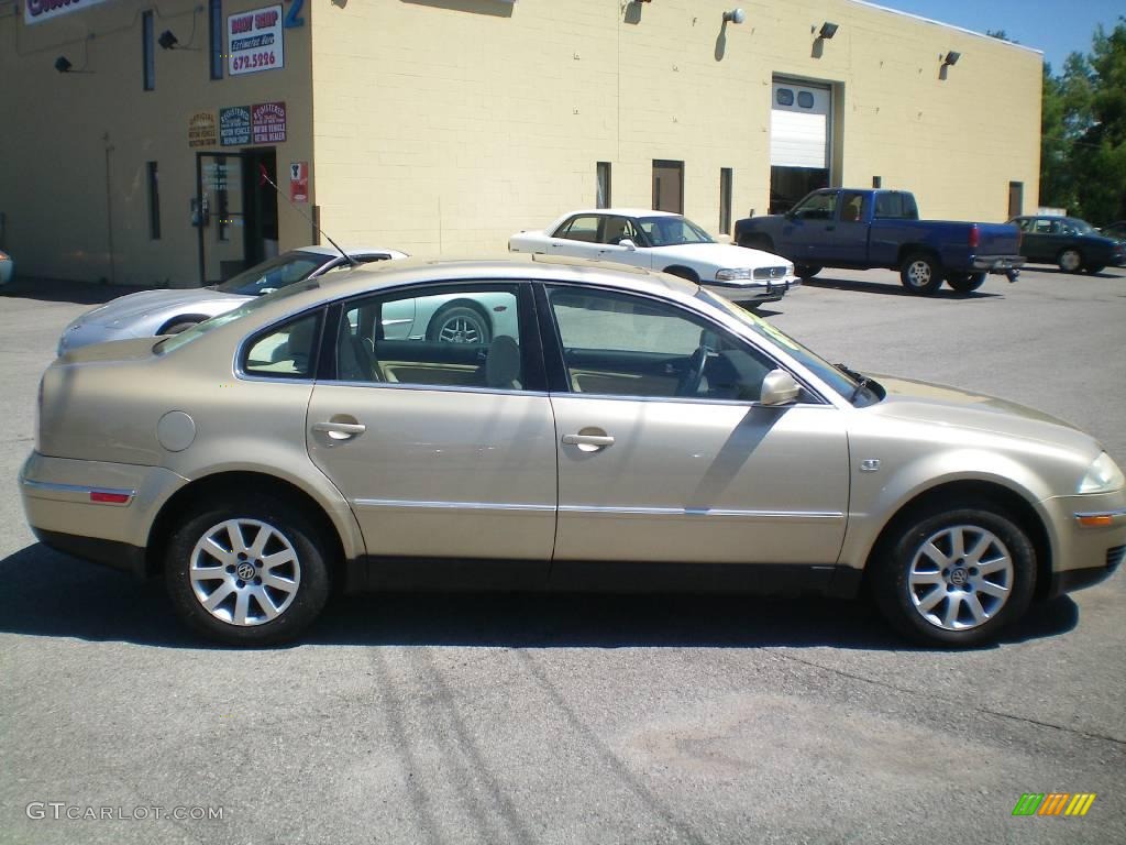 2002 Passat GLS Sedan - Mojave Beige Metallic / Beige photo #11