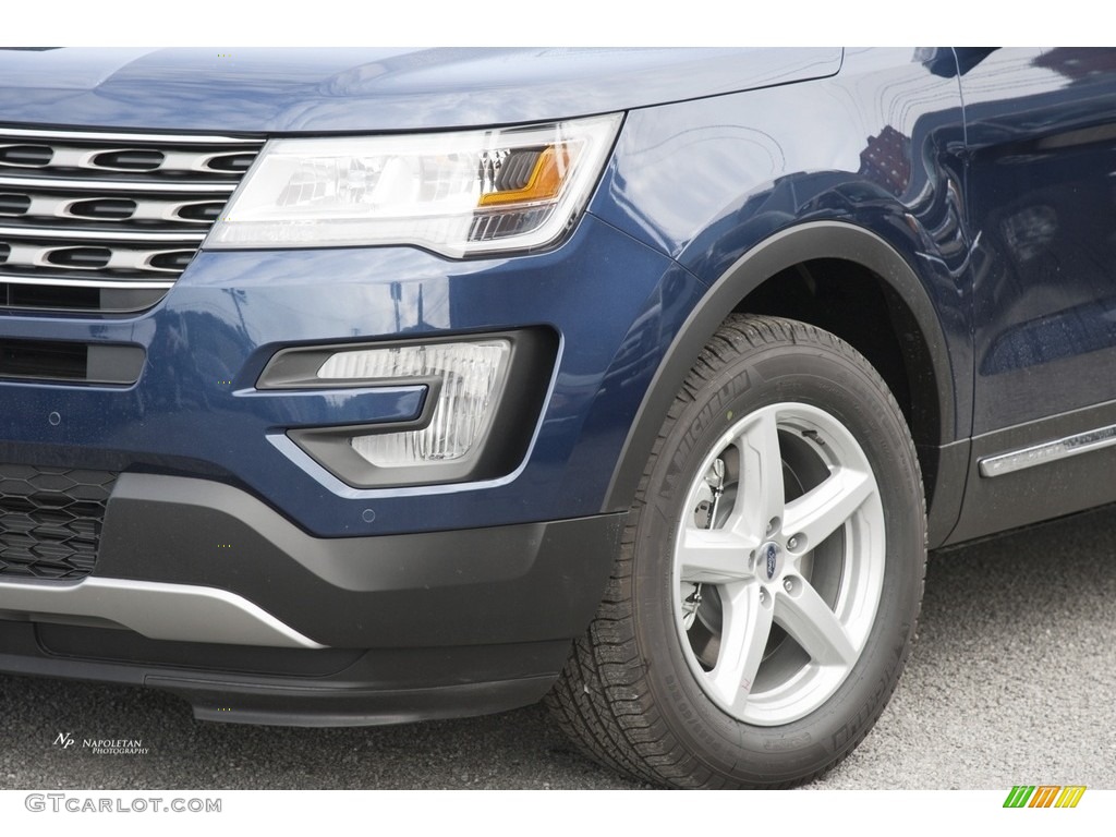 2017 Explorer XLT 4WD - Blue Jeans / Ebony Black photo #2