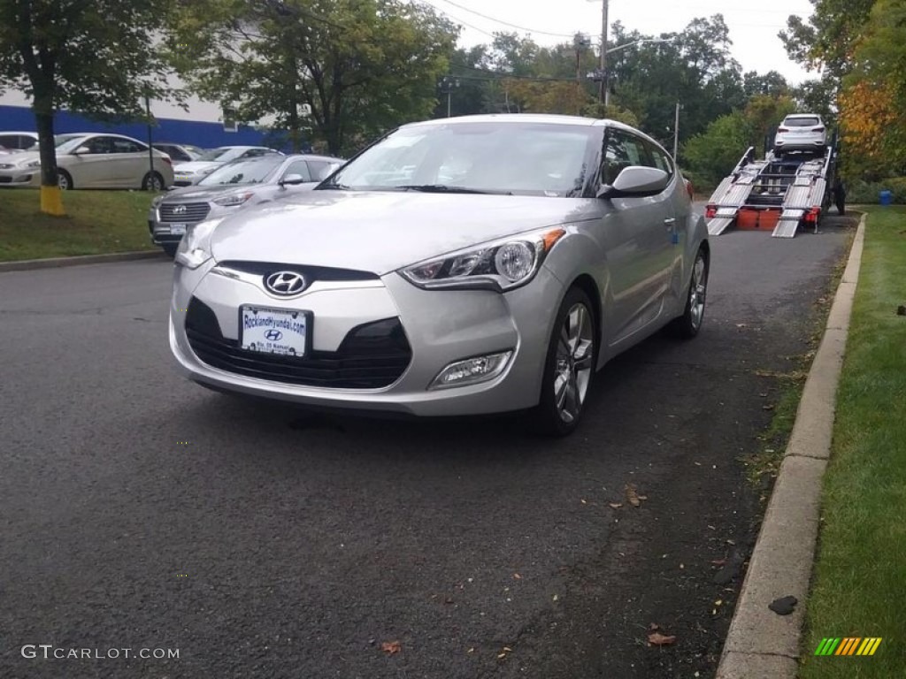 2017 Veloster Value Edition - Ironman Silver / Black photo #1