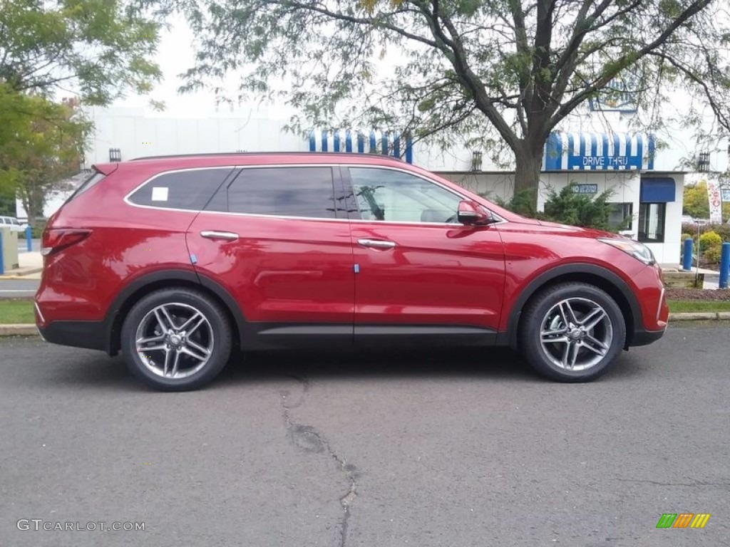 Regal Red Pearl 2018 Hyundai Santa Fe SE Ultimate Exterior Photo #122800907