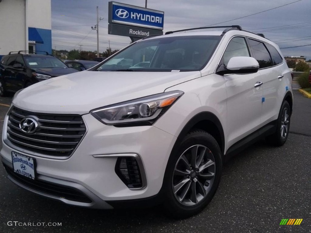 2018 Santa Fe SE - Monaco White / Black photo #1