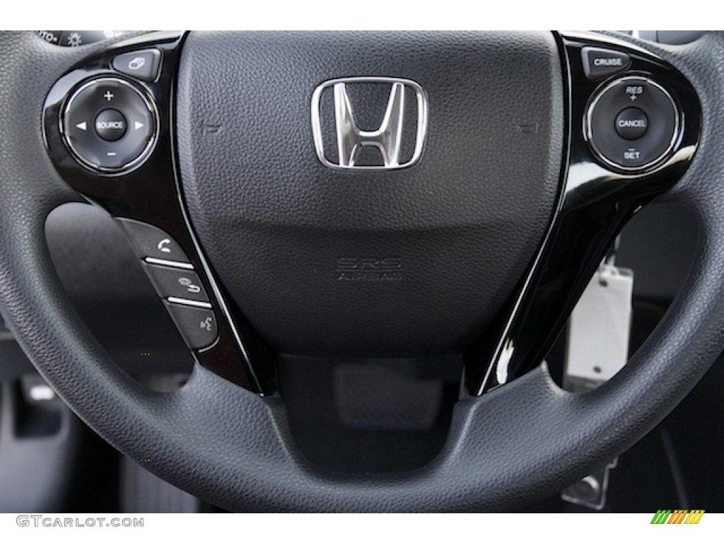 2017 Accord LX Sedan - Lunar Silver Metallic / Black photo #9