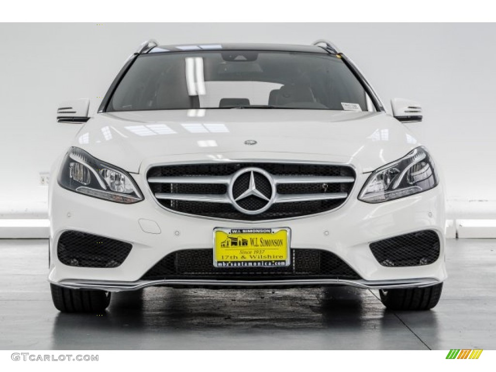 2016 E 350 4Matic Wagon - designo Diamond White Metallic / Chestnut Brown/Black photo #2