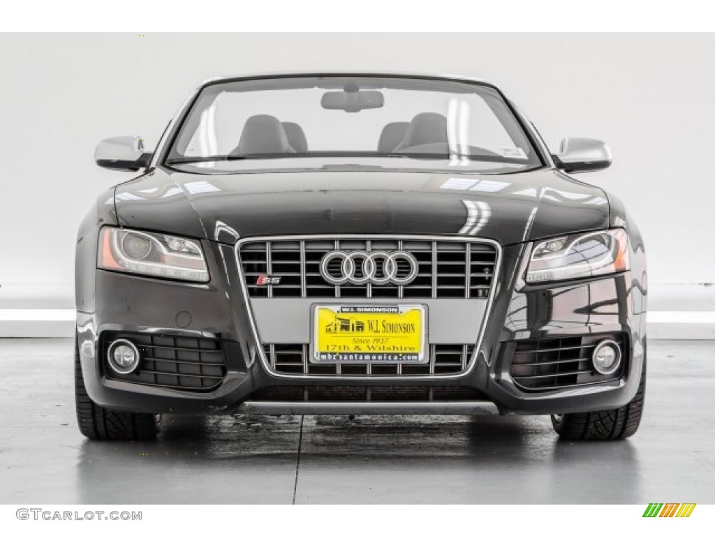2012 S5 3.0 TFSI quattro Cabriolet - Brilliant Black / Black photo #2