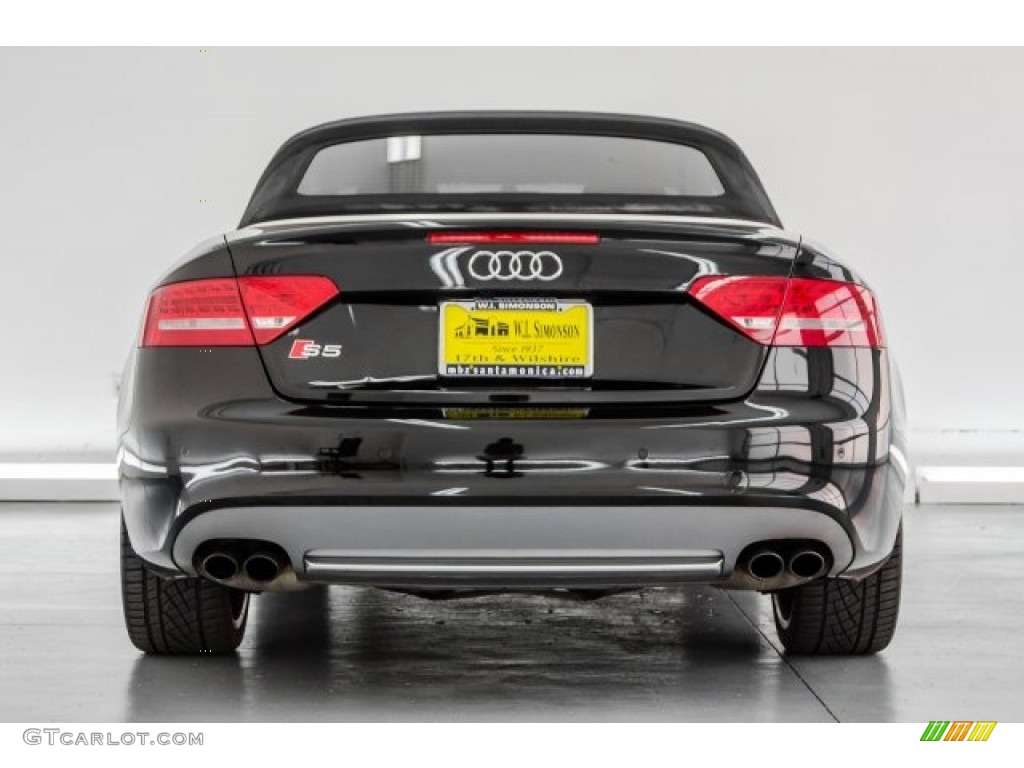 2012 S5 3.0 TFSI quattro Cabriolet - Brilliant Black / Black photo #3