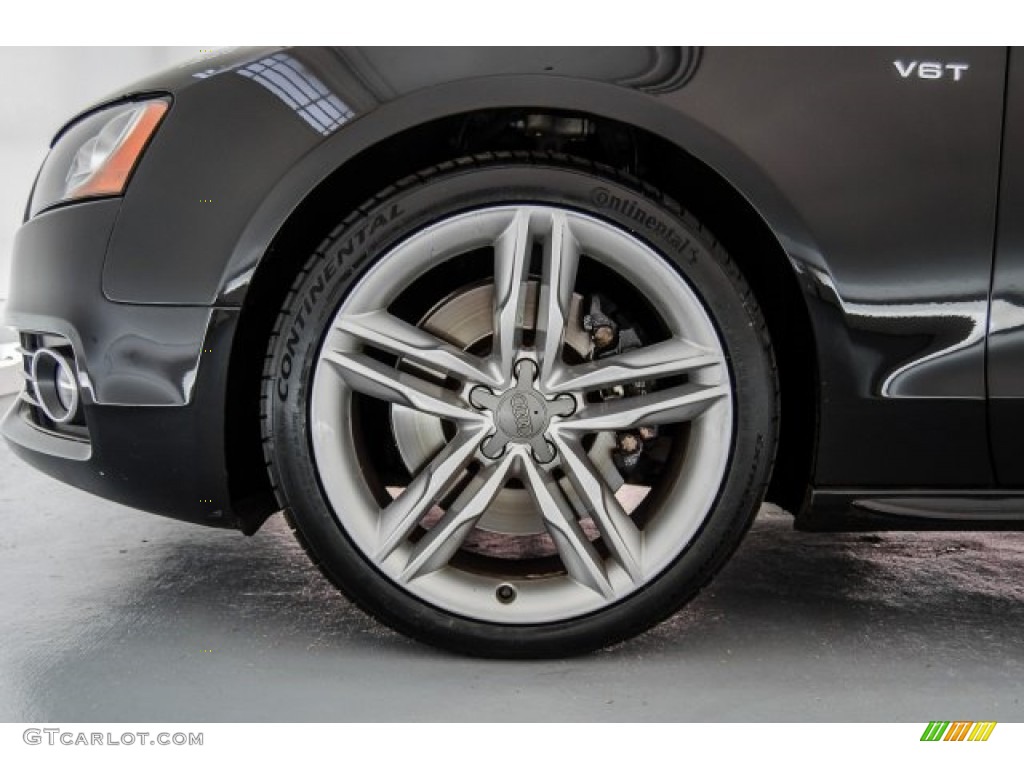 2012 S5 3.0 TFSI quattro Cabriolet - Brilliant Black / Black photo #8