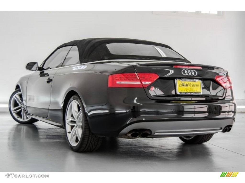 2012 S5 3.0 TFSI quattro Cabriolet - Brilliant Black / Black photo #10