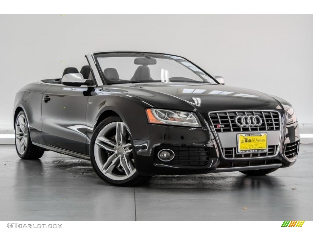 2012 S5 3.0 TFSI quattro Cabriolet - Brilliant Black / Black photo #15