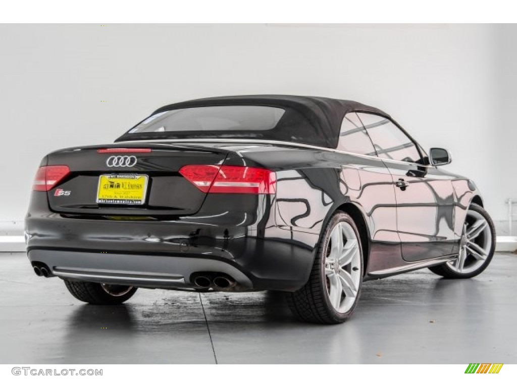 2012 S5 3.0 TFSI quattro Cabriolet - Brilliant Black / Black photo #16