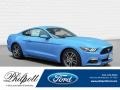 2017 Grabber Blue Ford Mustang Ecoboost Coupe  photo #1