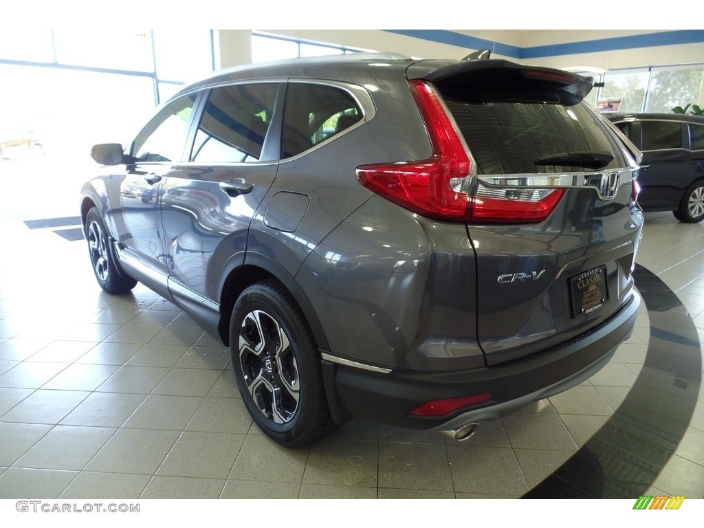 2017 CR-V Touring AWD - Modern Steel Metallic / Gray photo #2